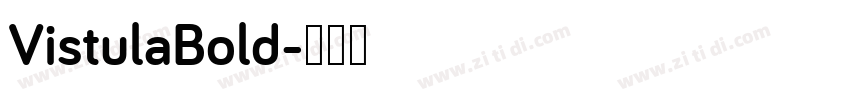 VistulaBold字体转换