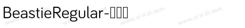 BeastieRegular字体转换