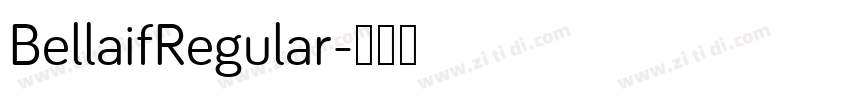 BellaifRegular字体转换
