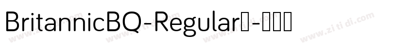BritannicBQ-Regular免字体转换