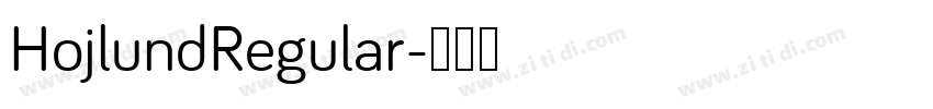 HojlundRegular字体转换