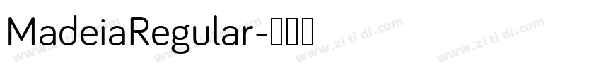 MadeiaRegular字体转换