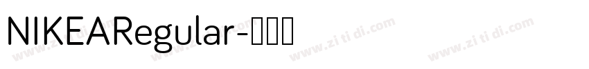 NIKEARegular字体转换