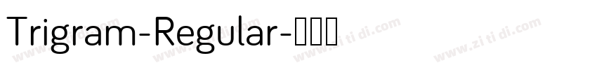 Trigram-Regular字体转换
