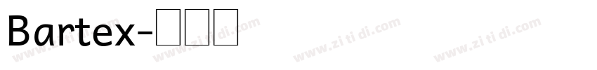 Bartex字体转换