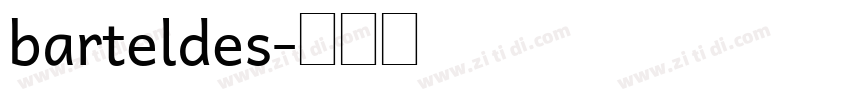 barteldes字体转换