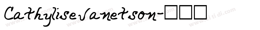 CathyliseJanetson字体转换