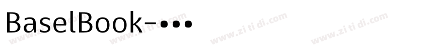 BaselBook字体转换