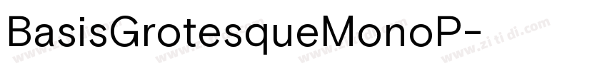 BasisGrotesqueMonoP字体转换 BasisGrotesqueMonoP字体转换