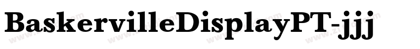 BaskervilleDisplayPT字体转换