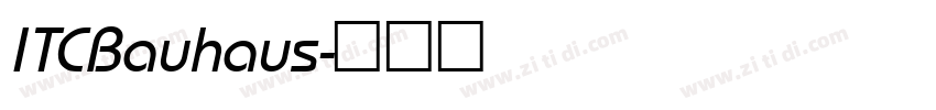 ITCBauhaus字体转换