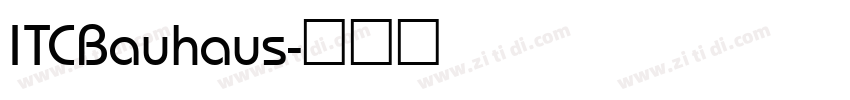 ITCBauhaus字体转换