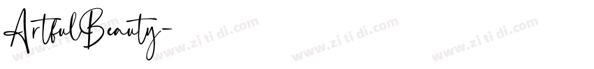 ArtfulBeauty字体转换