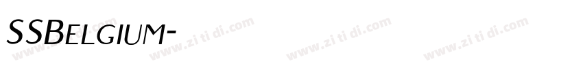 SSBelgium字体转换