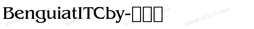 BenguiatITCby字体转换