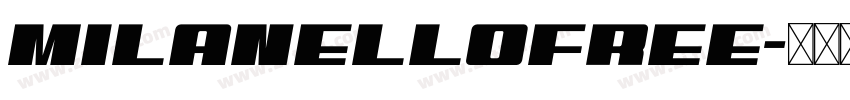 MilanelloFree字体转换