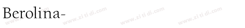 Berolina字体转换