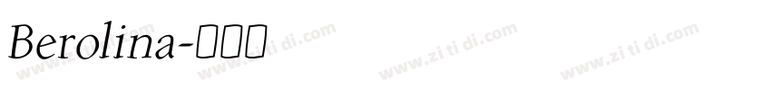 Berolina字体转换