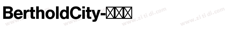 BertholdCity字体转换