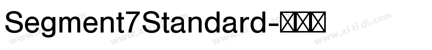 Segment7Standard字体转换