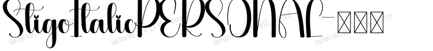StigoItalicPERSONAL字体转换