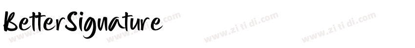 BetterSignature字体转换