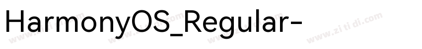HarmonyOS_Regular字体转换 HarmonyOS_Regular字体转换