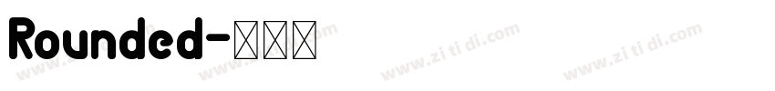 Rounded字体转换