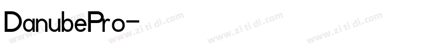 DanubePro字体转换