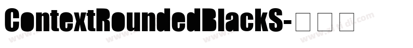 ContextRoundedBlackS字体转换