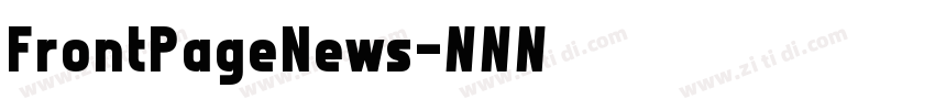FrontPageNews字体转换