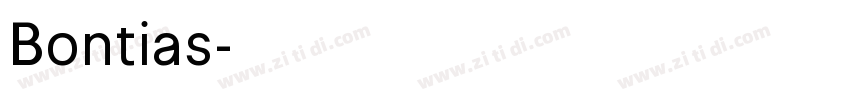 Bontias字体转换