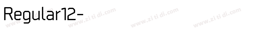 Regular12字体转换