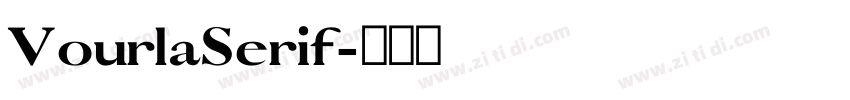 VourlaSerif字体转换