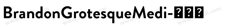 BrandonGrotesqueMedi字体转换 BrandonGrotesqueMedi字体转换