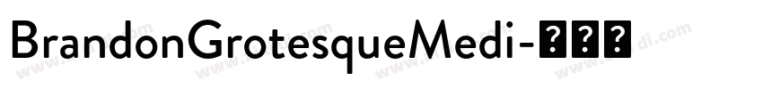 BrandonGrotesqueMedi字体转换 BrandonGrotesqueMedi字体转换