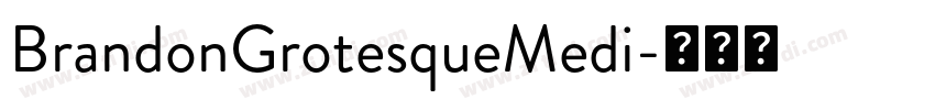 BrandonGrotesqueMedi字体转换 BrandonGrotesqueMedi字体转换