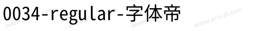 0034-regular字体转换