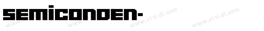 SemiConden字体转换