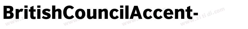 BritishCouncilAccent字体转换