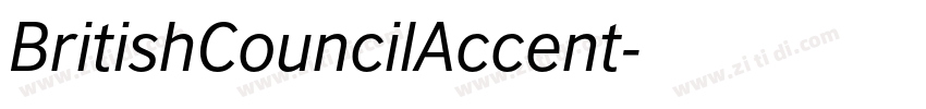 BritishCouncilAccent字体转换