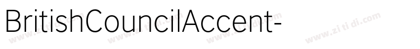 BritishCouncilAccent字体转换