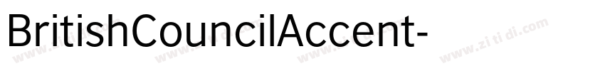 BritishCouncilAccent字体转换