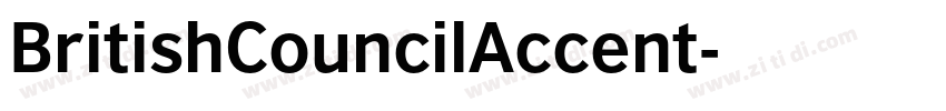 BritishCouncilAccent字体转换