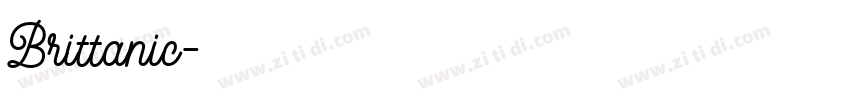 Brittanic字体转换