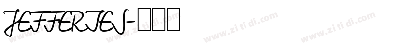 JEFFERIES字体转换