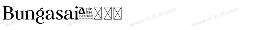 Bungasai字体转换