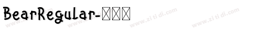 BearRegular字体转换