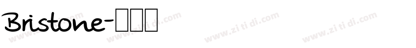 Bristone字体转换