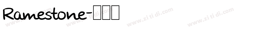 Ramestone字体转换